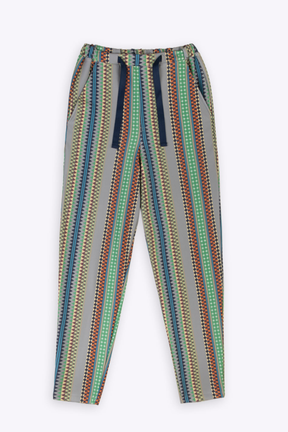 Unisex geometric print joggers pants