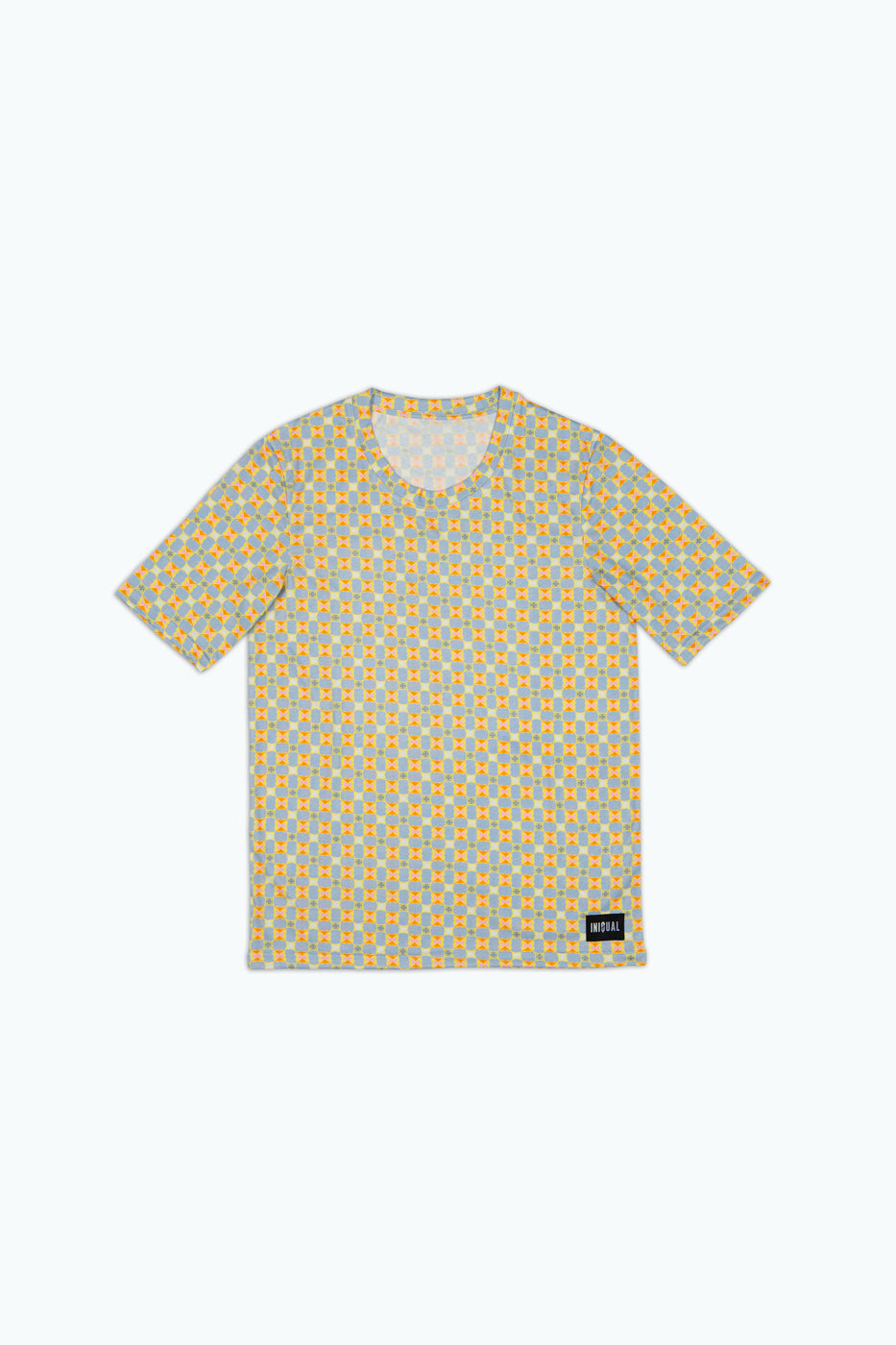 Camiseta unisex con estampado geométrico